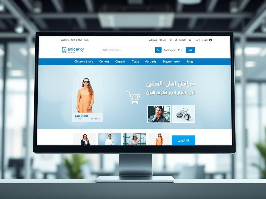 تصميم واجهة المتجر الاحترافية
